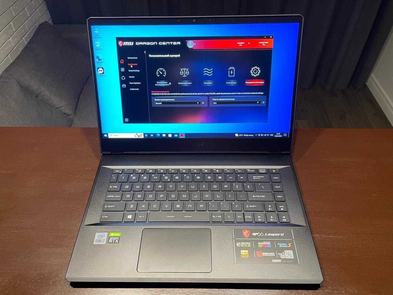 Ноутбук MSI GP66 Leopard 10UG (i7, RTX 3070, SSD 512GB, RAM 16GB)
