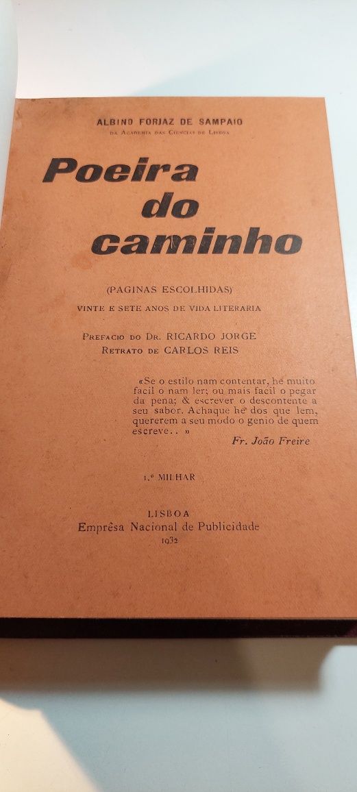 Poeira do Caminho - Forjaz de Sampaio (1º Milhar, 1932l