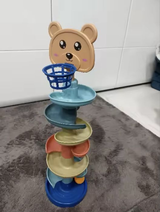 іграшка монтесорі вежа і мячик