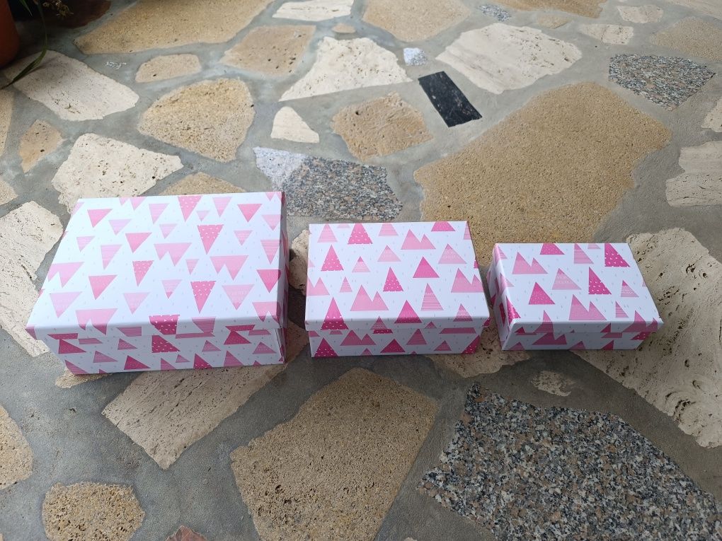 Conjunto 3 Caixas arrumação