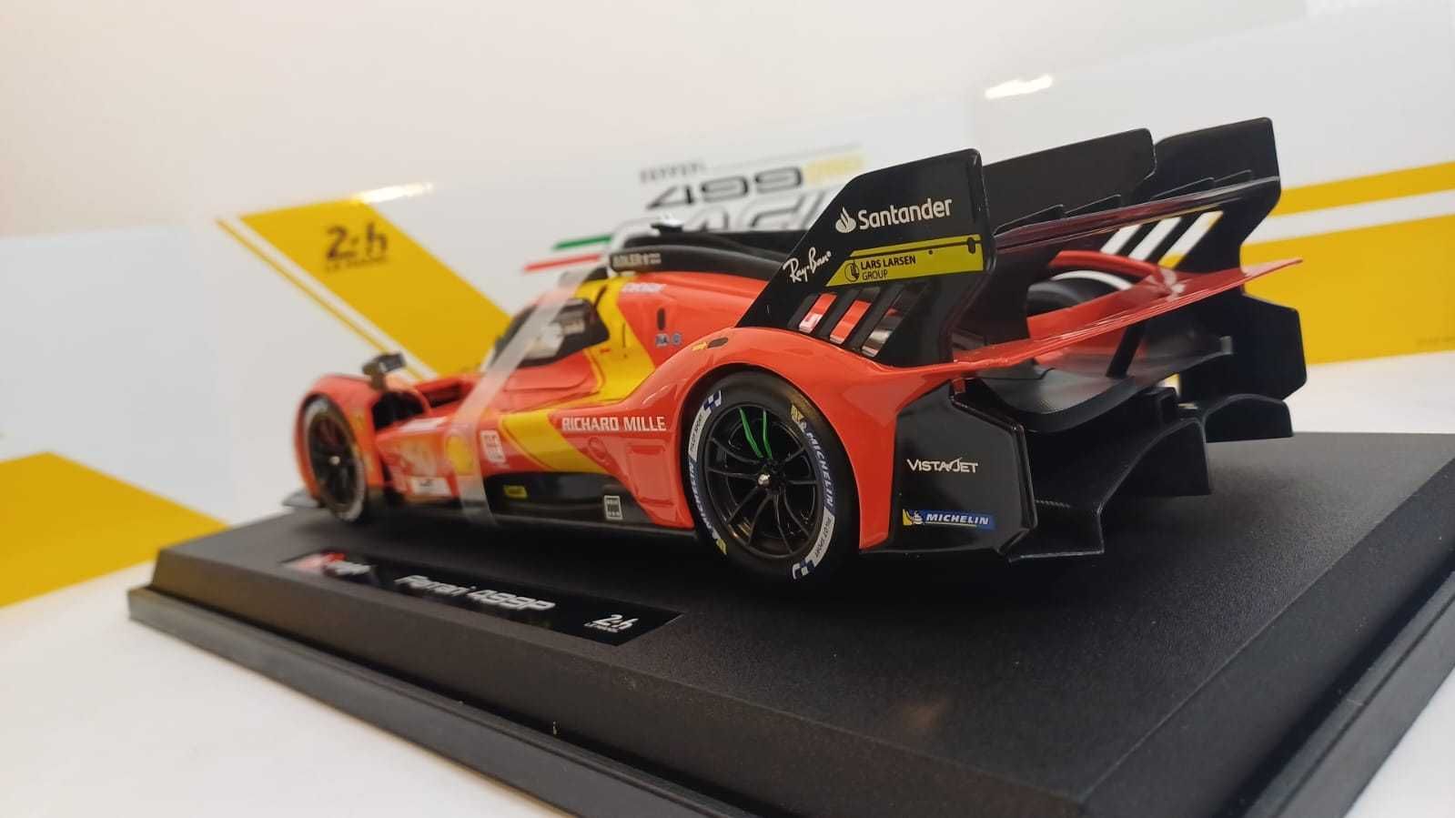 1/18 Ferrari 499P #51 **Vencedor** 24 Le Mans 2023 - Bburago
