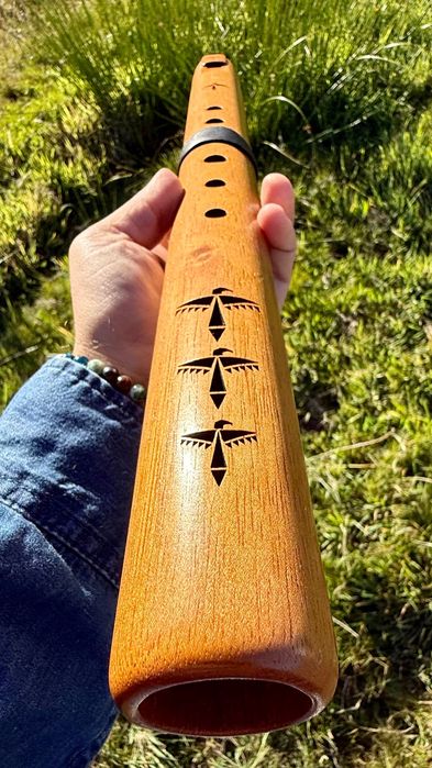 Flauta Spirit Flute 440Hz – Ré Menor (Baixo Tradicional)