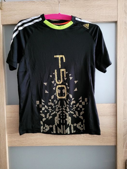 Czarna koszulka Adidas F50 146/152 dla chłopca