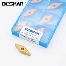 Набор токарных пластин 10 шт DESKAR VNMG160404/08 для стали и под удар