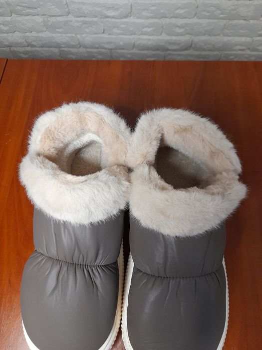 Мужские  дутики слипоны зимние