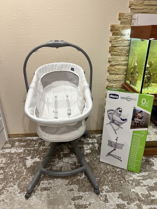 Ліжечко-стільчик baby hug air 4 в 1 chicco