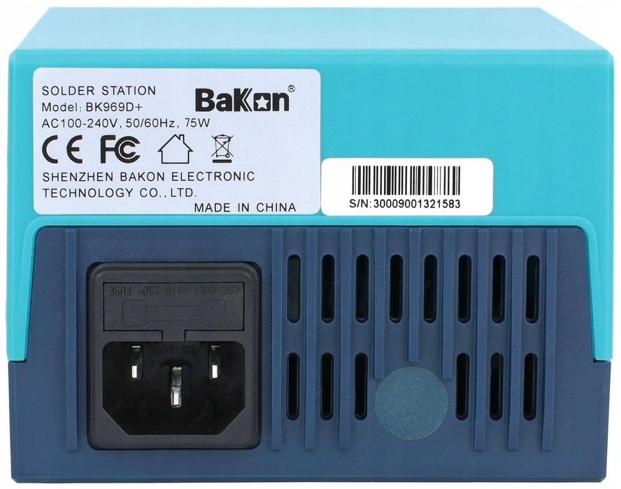 Stacja lutownicza BAKON BK969D+ 3 GROTY w komplecie plus podstawka