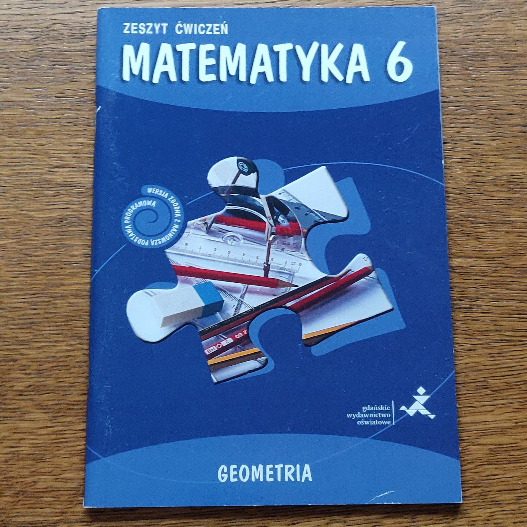 Matematyka 6,zeszyt ćwiczeń, geometria