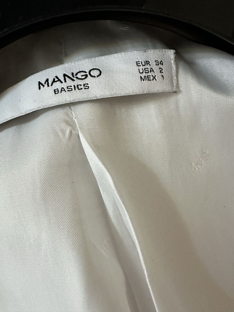 Ідеальний піджак Mango колір шампань xxs-xs