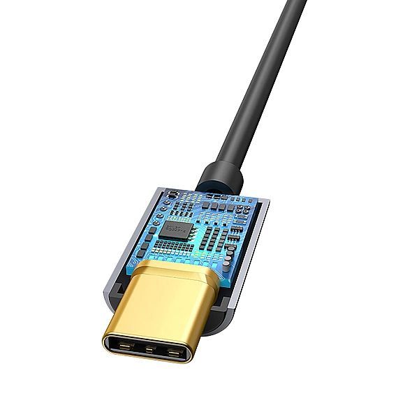 Adapter Baseus L54 do słuchawek Usb-c / mini jack 3.5mm Dac 24 bit 48