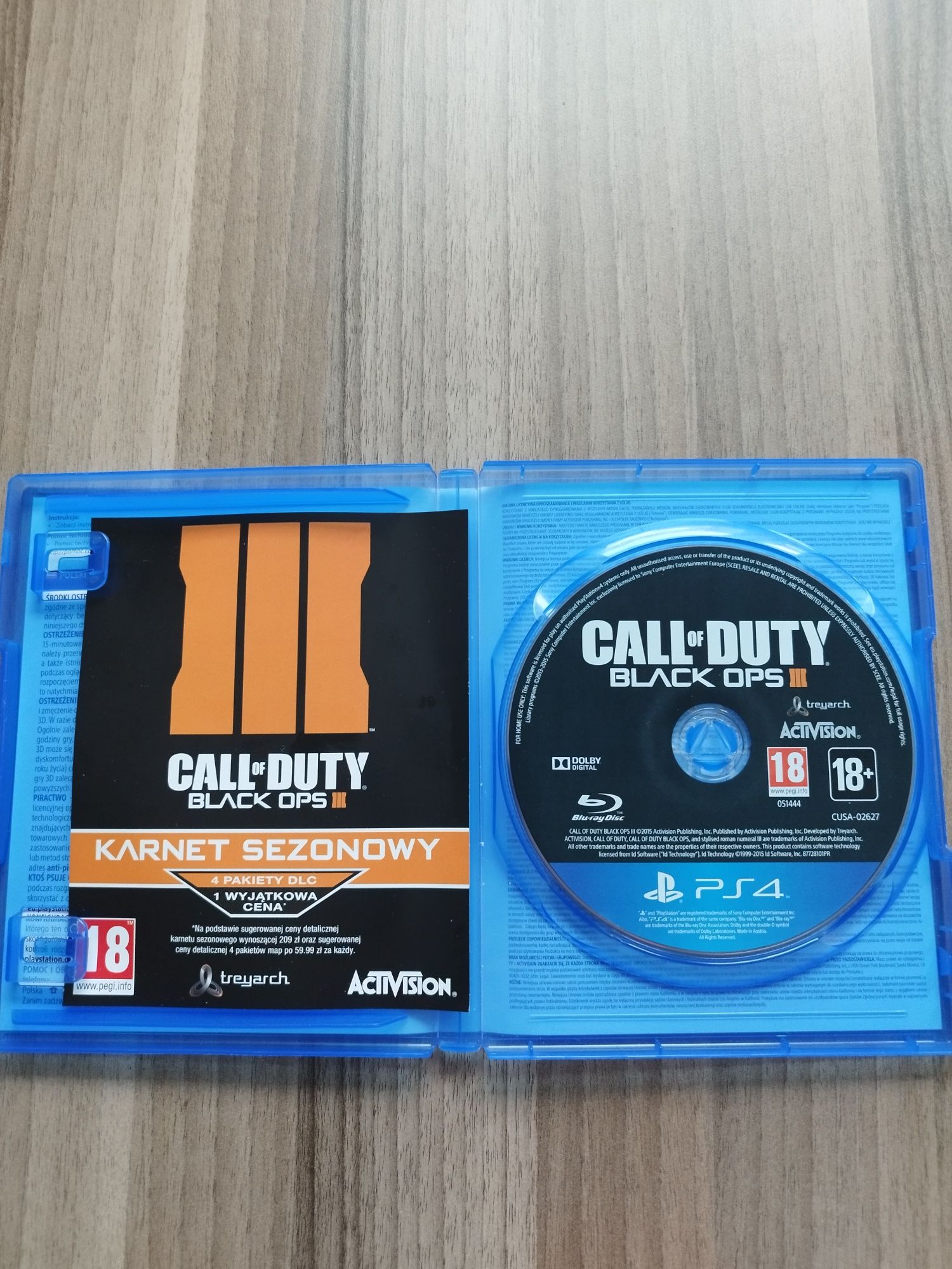 Gra na PS4 i PS5 Call OF Duty Black Ops III