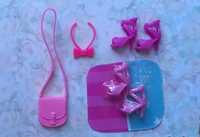 Zestaw różowych akcesoriów dla Barbie