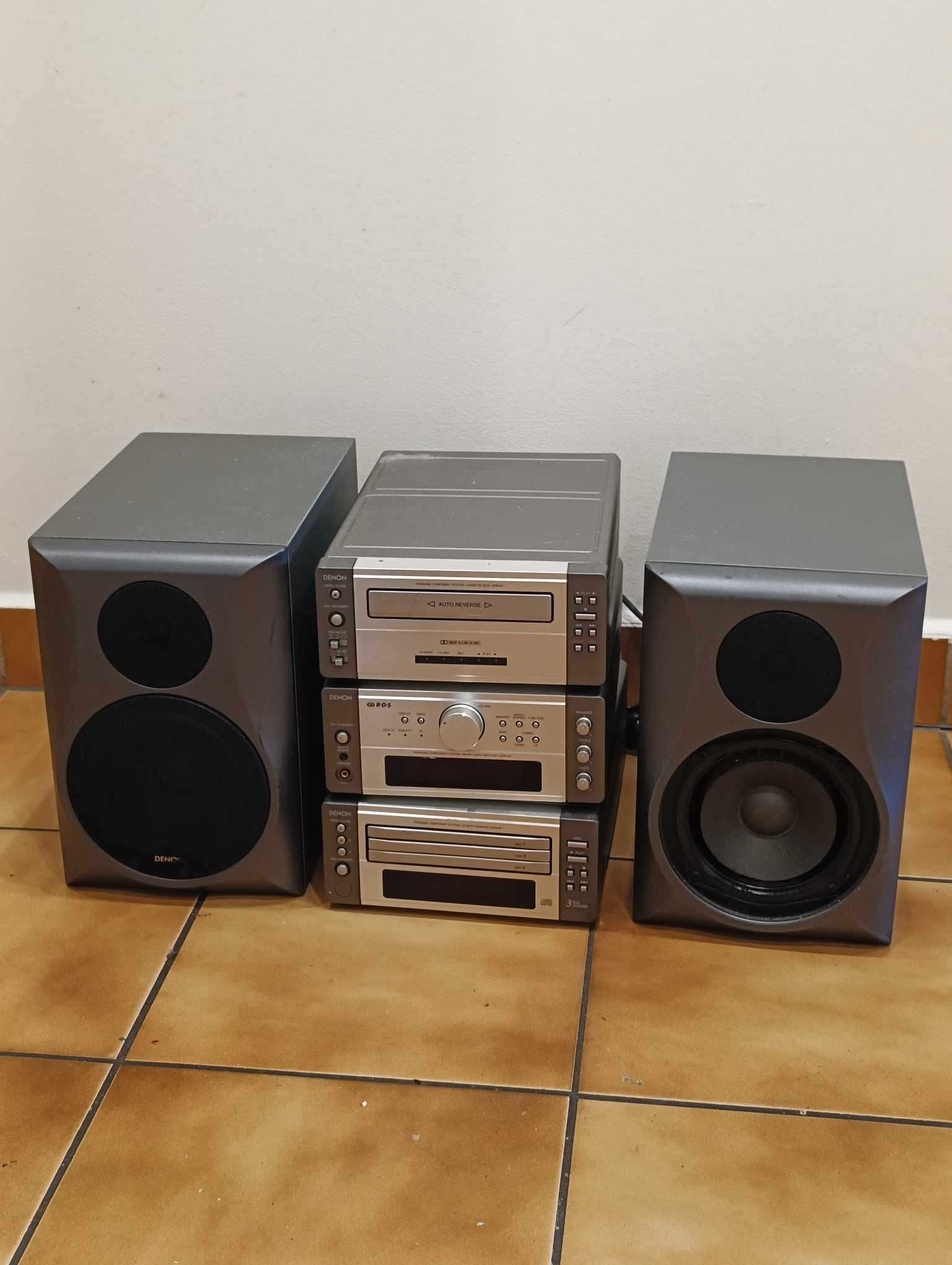 Wieża amplituner Denon DRR-M7 UDRA-M7 UDCM-M7 + 2 głośniki SC-M07