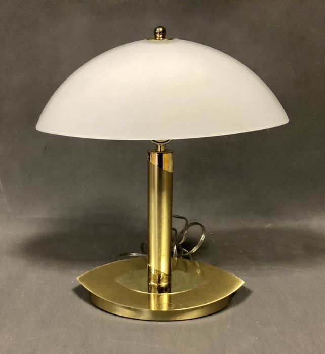 Elegancka złota lampa gabinetowa lata 90 te