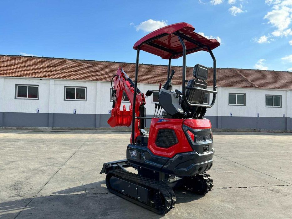 Mini escavadora KUBOTA rotativa sobre esteiras 1,5 toneladas