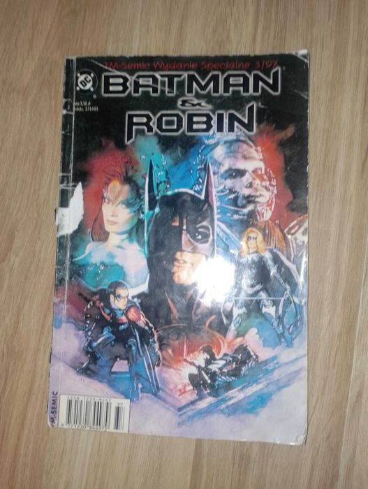 stary komiks DC Batman i Robin 1997
