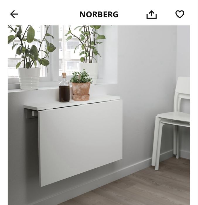 Mesa rebativel p/ parede