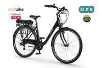 Rower elektryczny EcoBike Basic Black 17,5Ah+GPS+Ubezp. AC w cenie