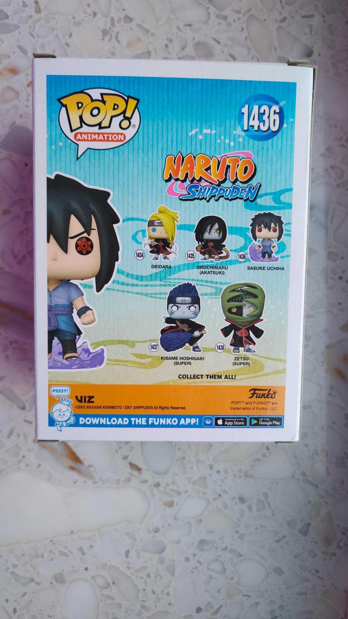 Nowe Funko Pop 1436 Sasuke Uchiha Naruto Shippuden Figurka