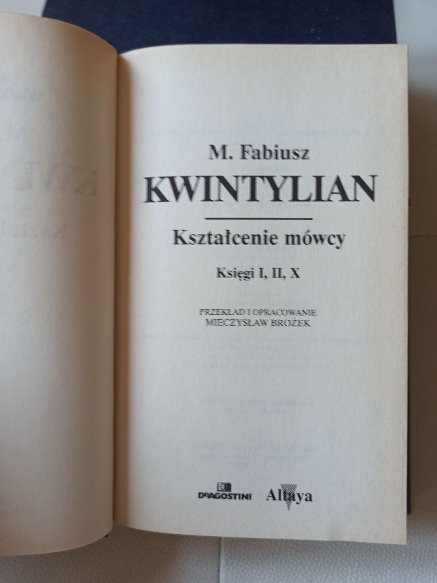 Kwintylian kształcenie mówcy