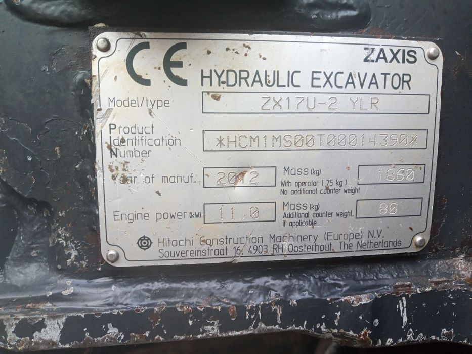 Sprzedam minikoparke Hitachi