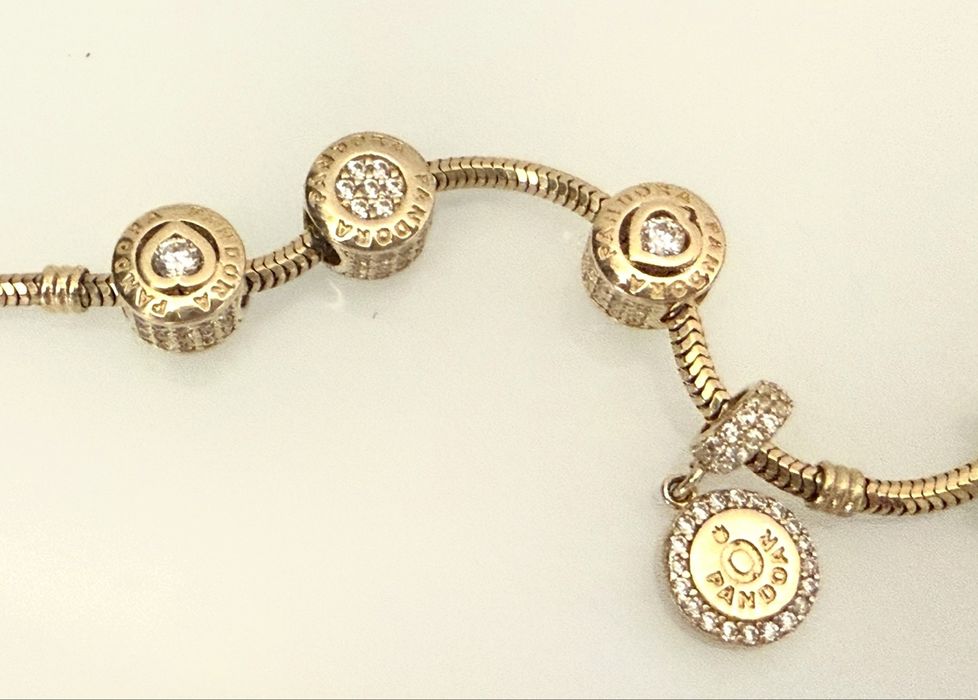 Złoty Charms wiszący próba złota 585 14 K