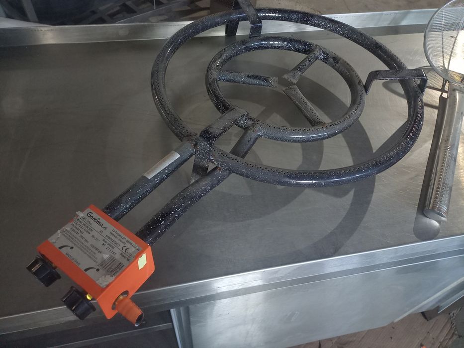 Fogareiro botija e panela