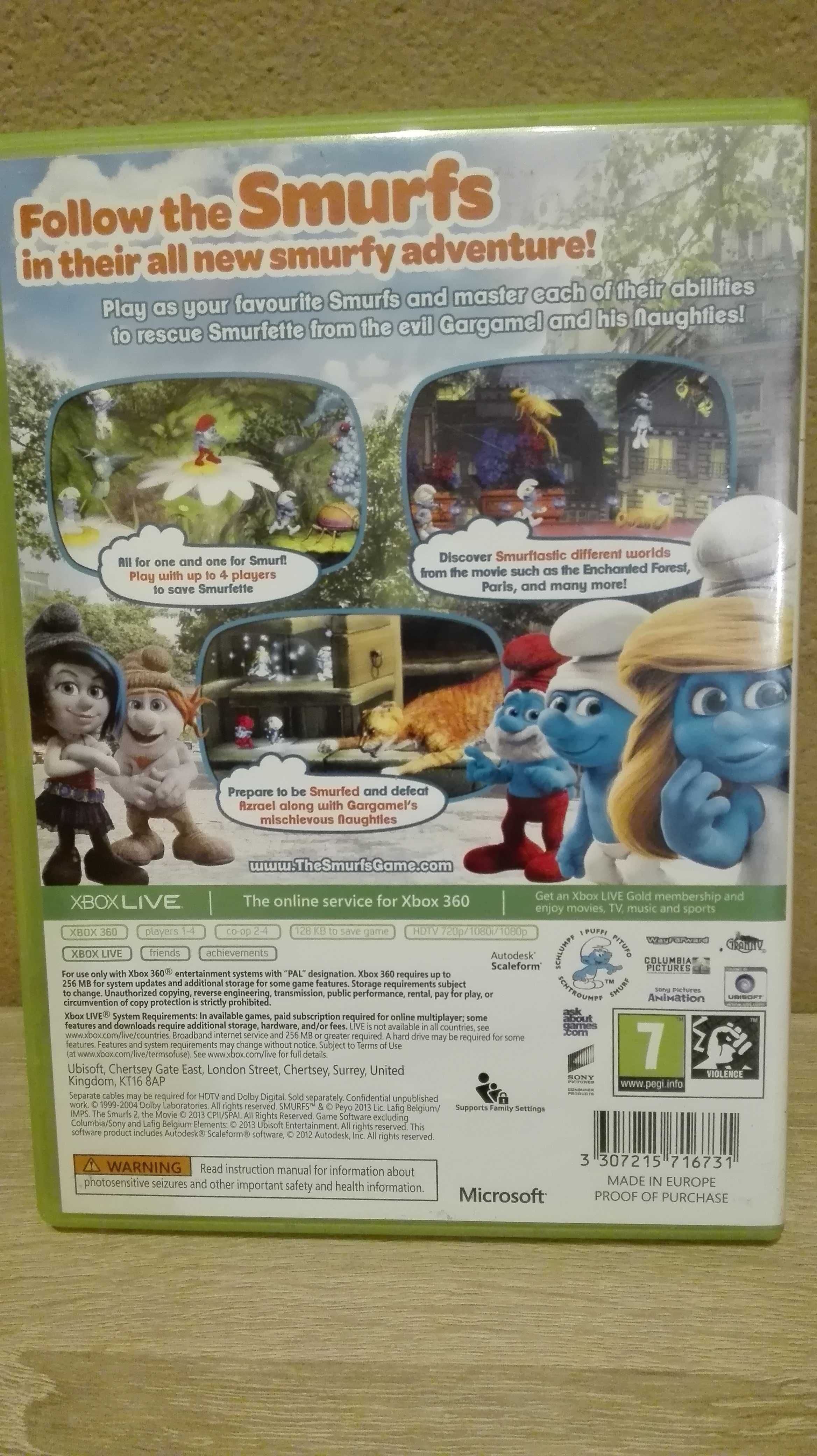 The Smurfs 2 gra na konsole Xbox