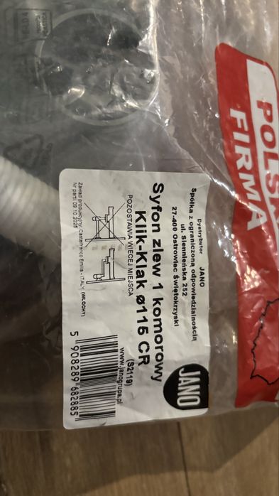 Sprzedam syfon do zlewu jednokomorowego