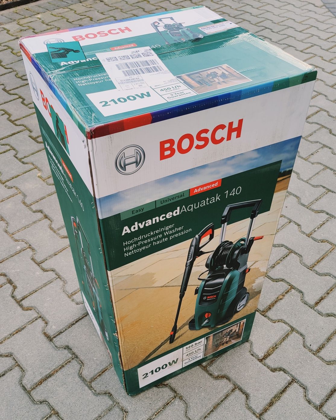 BOSCH Myjka Wysokociśnieniowa Advancedaquatak 140 Marki Bosch (2100 W)