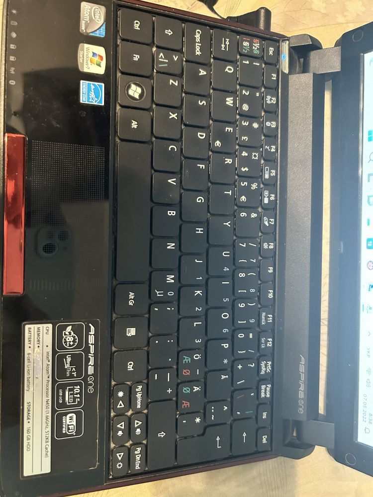 Acer aspire one 532-2Dr на доукомплектацію