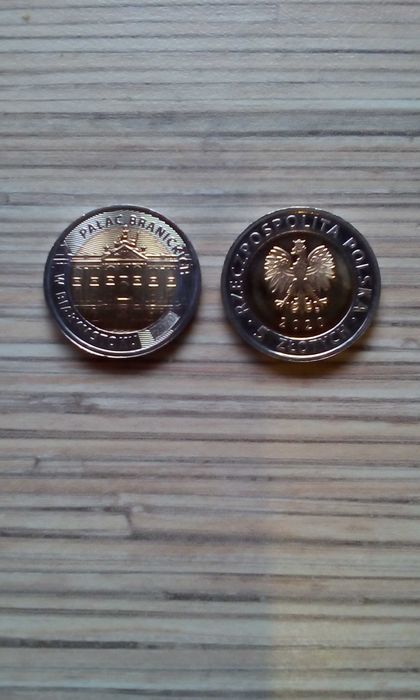 5zł kolekcjonerskie-Pałac Branickich w Białymstoku  Nowość 18.11. 2020
