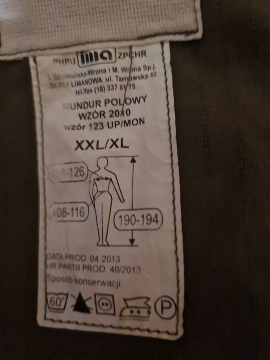 Mundur wojskowy połowy oryginalny