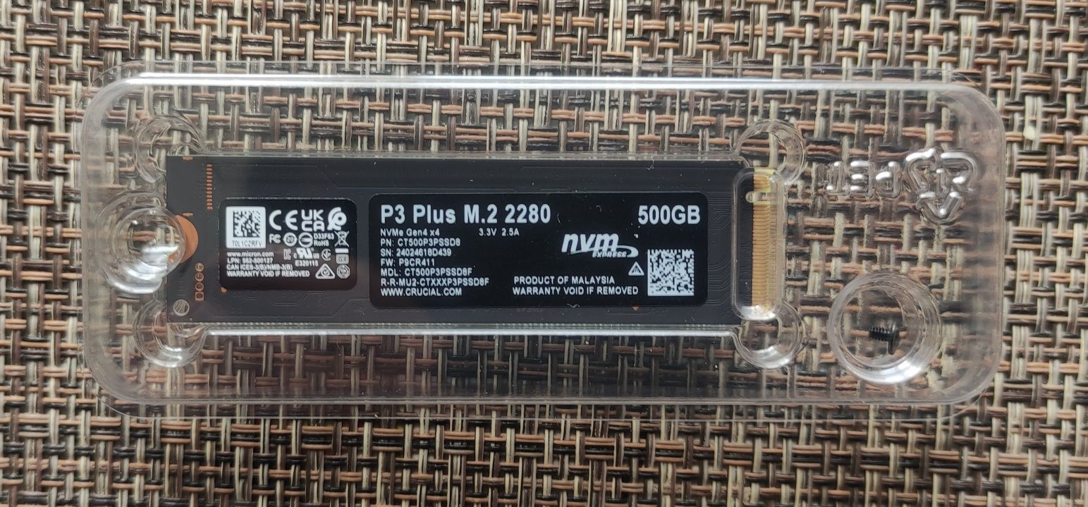 ssd 500 Gb NVMe M.2 Gen 4