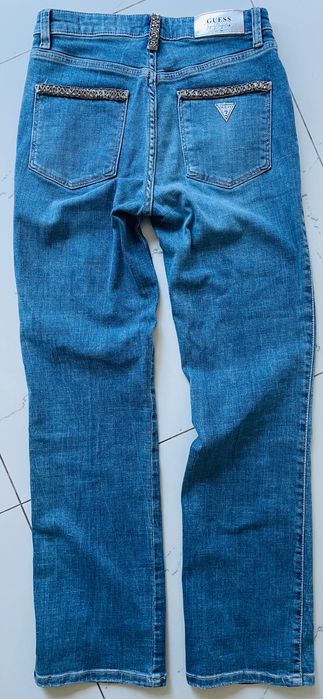 Jeansy Guess Mid Rise Proste