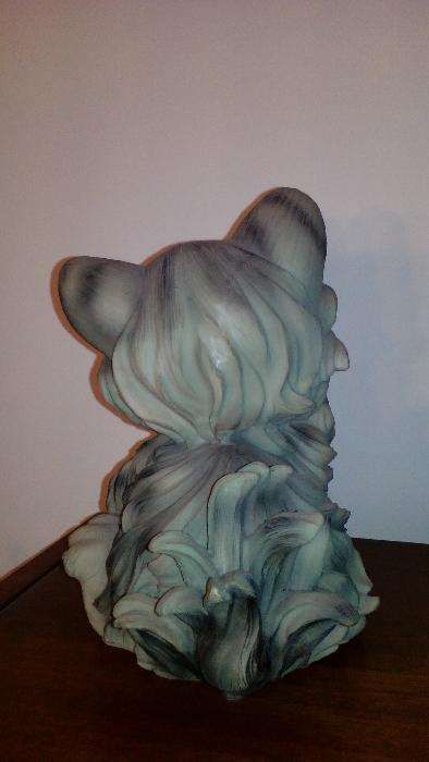Estatueta de Gato em Resina
