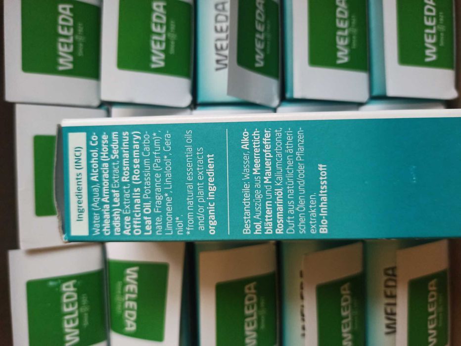 Weleda rosemary natural tonicum+ пипетка(в подарок),100ml+1