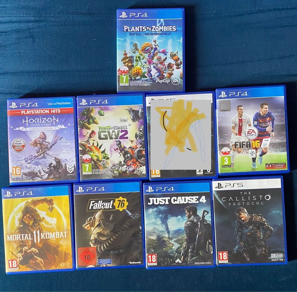 Zestaw gier ps4/5
