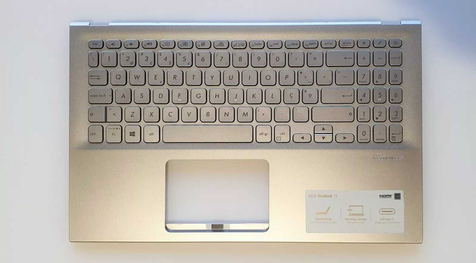 13N1-6TA0912 ASUS VivoBook X512DA 15.6" Teclado com Retroiluminação-