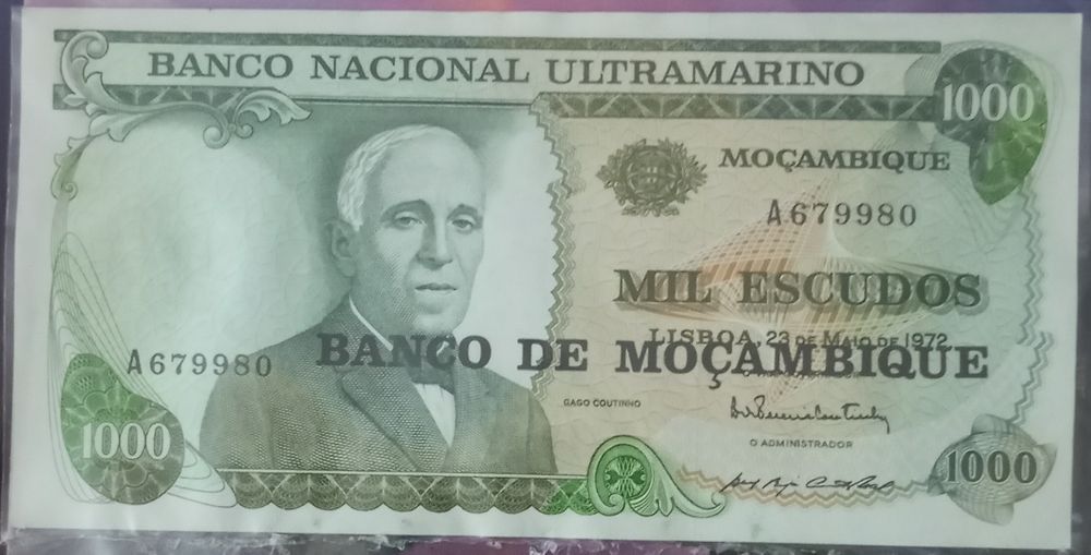 Notas de 1000$00 capicua