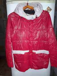 Демісезонна куртка курточка жіноча з капішоном осінь-весна 44-46