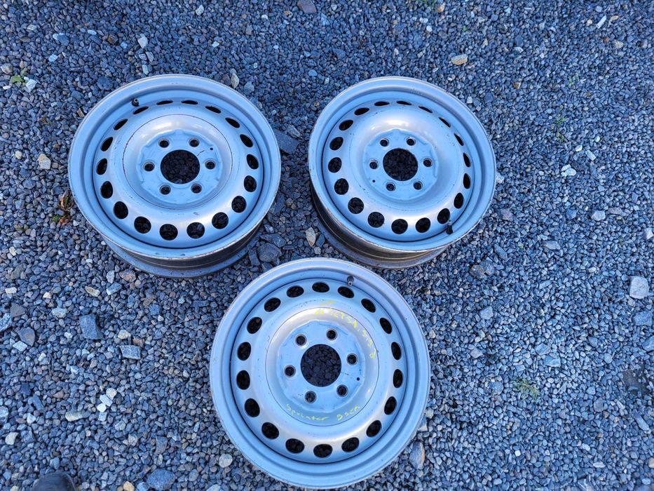 Felgi Stalowe Stalówki 3 szt Mercedes Sprinter 16 cali 6x130