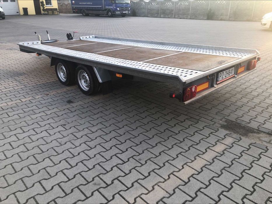 Wynajem Autolawet Wypożyczalnia lawet przyczep Poznań DMC 3500kg 3osie