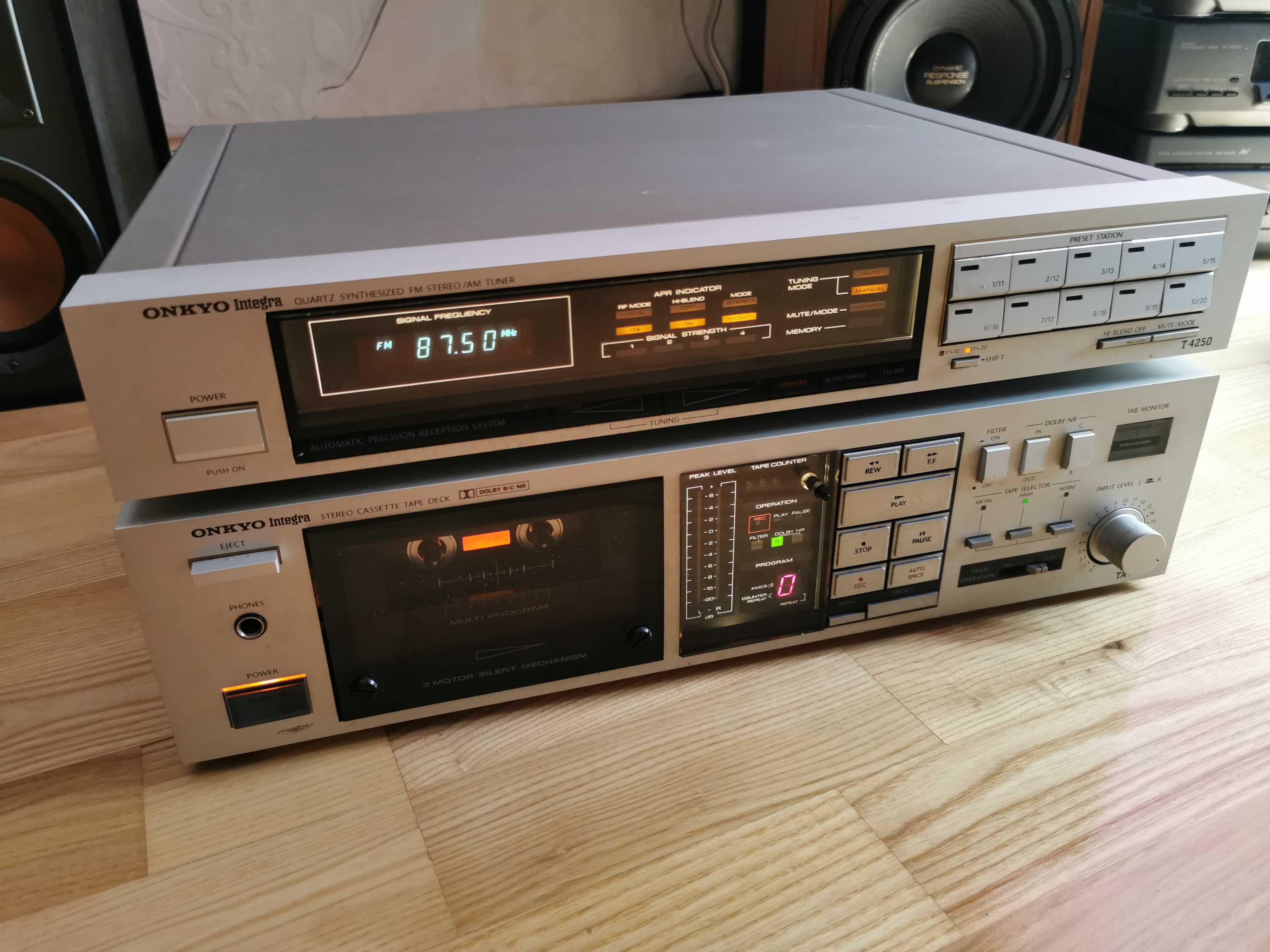 Dwa w cenie jednego ONKYO INTEGRA TA 2044 + ONKYO INTEGRA T 4250 HI-FI