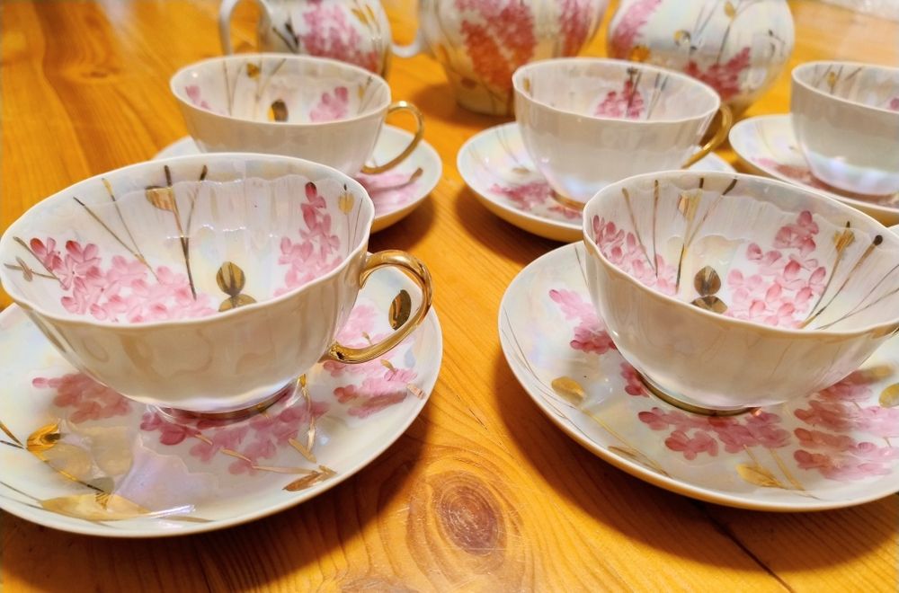 Шедевр, рідкісний сервіз Дульово, Дулево, Рожевий бузок