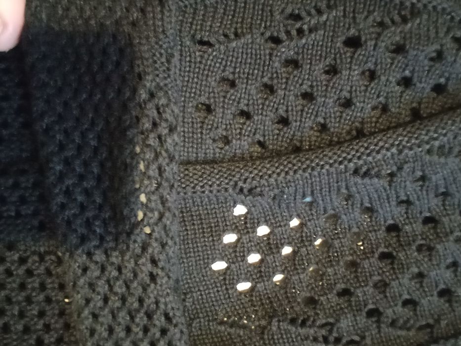 Kamizelka M czarna damska bawełniana elegancka z motylem