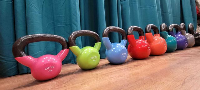 Kettle zestaw do 32 kg NOWE Siłownia Dzwony Kettlebells