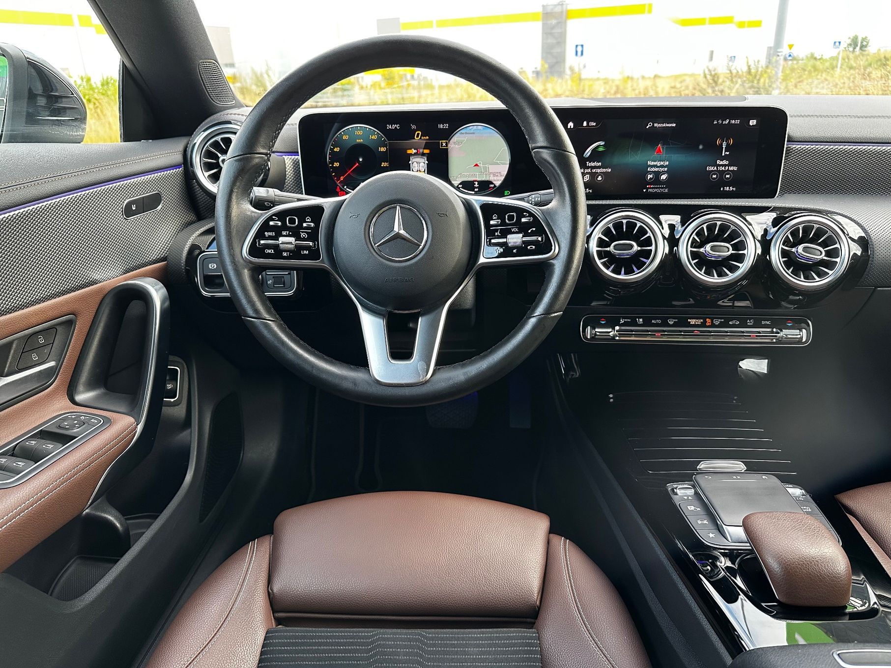 Mercedes-Benz CLA Panorama, Keyless Go, Ambiente, Led, Skóra, Kamera, 18''