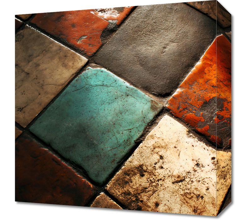 Obraz 40x40cm Ceramiczna Kompozycja