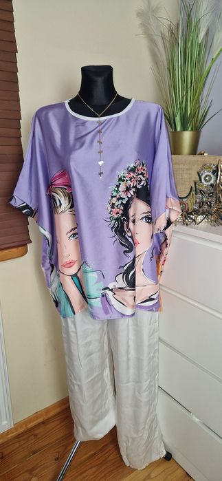 Bluzka oversize damska duża,  nowa